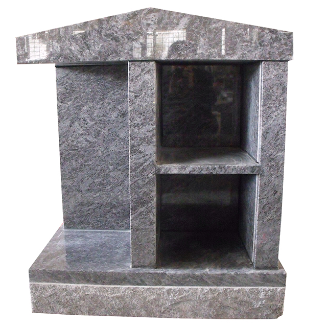 Buy Two Niche Red Granite Columbarium With Vase from China XIAMEN